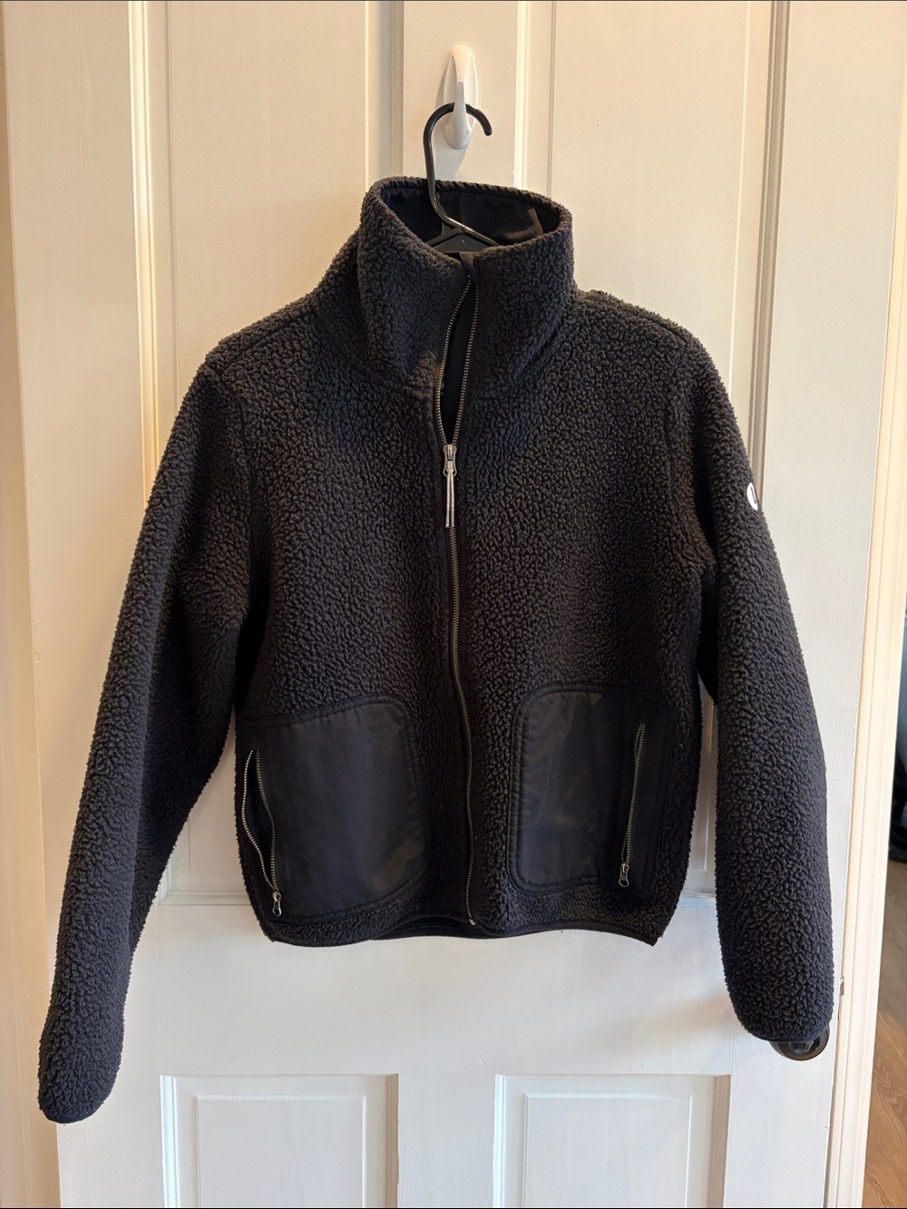 Vuori Black Alpine Sherpa Zip Jacket
